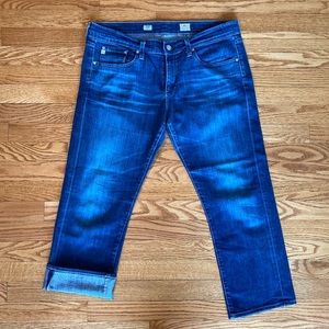 AG Adriano Goldschmied Tomboy Crop Jeans